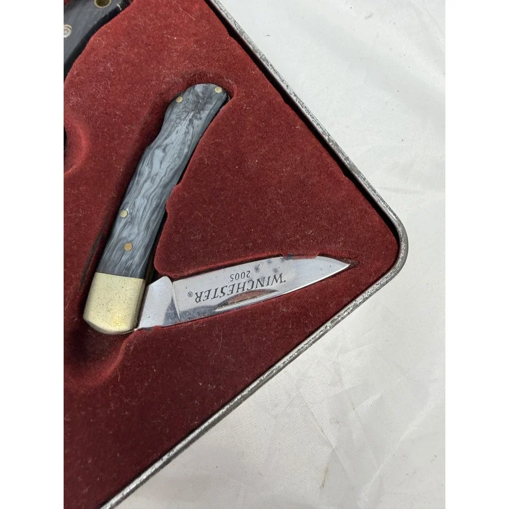 Winchester 2005 Limited Edition 3 Piece Knife Set with Collector Tin Western